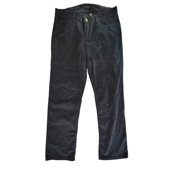 Calvin Klein Jeans Denim - Calvin Klein Jeans Womens Gray Corduroy Straight Leg Pants Size 10
